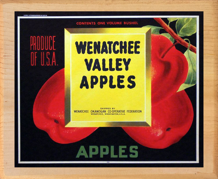 Wenatchee Valley Apples – Vintage Apple Labels